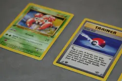 Pokemon Jungle Set 1st Edition Trainer: Poke Ball - Dodrio - Paras - Near Mint - Image 5