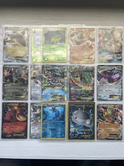 Pokemon Binder 2 Page Lot | XY Era Full Art EX, Holo - Image 1