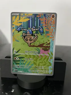 Pokemon TCG Hitmontop 240/217 Illustration Rare Holo Basic 100 HP - Image 1