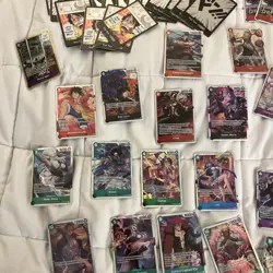 One Piece AA SEC SR Cards Lot Nami Sanji Luffy Zoro Judge Winner leaders - Image 4