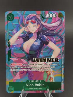 Nico Robin (Heroines Battle Winner Pack) PR One Piece Promotion Cards P-111 NM - Image 1