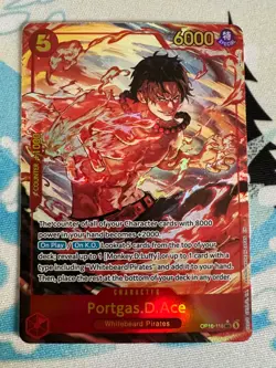 Portgas.D.Ace SEC Alt Art (OP16-118) | OP16 - The Time of Battle | ENGLISH - Image 1
