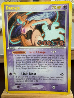 Pokemon Card TCG Deoxys 16/107 Reverse Holo Rare Stamped EX Deoxys 2005 HP - Image 1