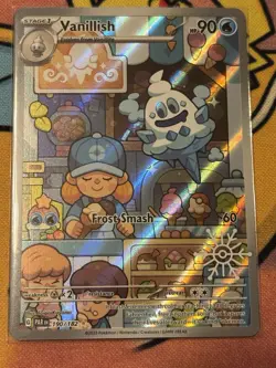 Vanillish 190/182 IR Paradox Rift Holiday Calendar Stamped Pokemon Card Mint - Image 1