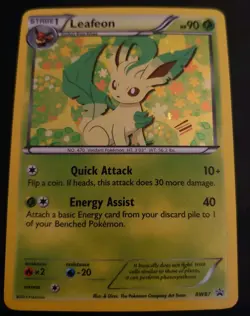 Leafeon BW87 Black Star Promo 2013 Holo Rare Pokemon Card TCG LP - Image 1