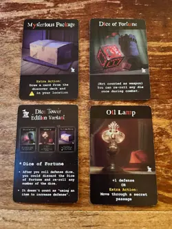 Terrorscape Promo Dice Tower Edition Variant Search Item Cards 2024 Kickstarter - Image 1