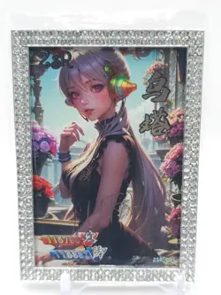 Goddess Story - Diamond Metal Anime Waifu Trading Card - Uta - Image 1