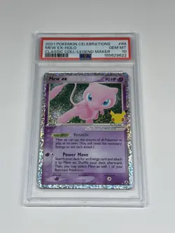 Pokemon 2021 Celebrations Classic Collection Mew ex 88/92 Holo PSA 10 GEM MINT - Image 1