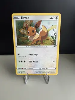 Pokemon TCG Eevee SWSH095 Black Star Promos Holofoil NM - Image 1