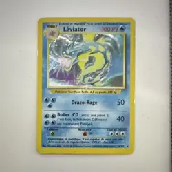 Pokemon TCG Base Set Gyarados 6/102 Holo Rare Stage 1 French 100 HP - Image 1