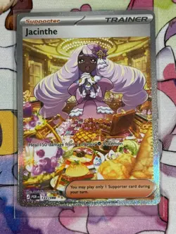 Pokemon Jacinthe Trainer-Supporter Full Art 122/088 Holo English 2026 NM - Image 1