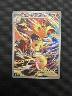 Pokemon Ethan's Typhlosion Illustration Rare Full Art Holo 170 HP 190/182 - Image 1