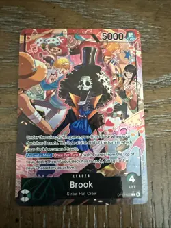 One Piece OP15-022 Brook Alt Art Leader Adventure - Image 1