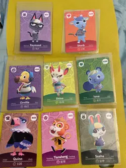 Animal Crossing Amiibo Cards AUTHENTIC - Series 4 Lot of 8 Raymond Orville More - Image 2
