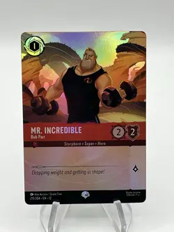 Disney Lorcana Mr. Incredible-Bob Parr 215/204 Foil - Image 1