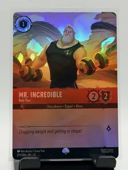 Disney Lorcana Mr. Incredible Bob Parr 215/204 Epic Wilds Unknown - Image 1