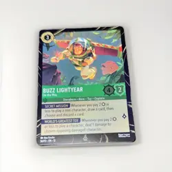 Disney Lorcana TCG Buzz Lightyear On the Way Promo 56/P3 Emerald (hologram) - Image 3