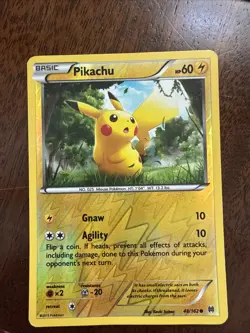 Pikachu Holo Card 48/162 Breakthrough Reverse - Image 1
