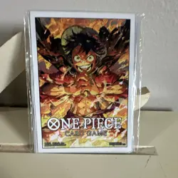 Bandai One Piece Card Game Promotion Sleeve Monkey.D.Luffy 10 pcs - Image 1