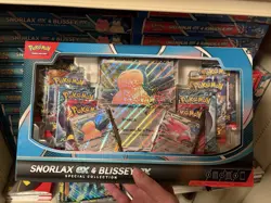 Pokemon Trading Card Game Snorlax ex and Blissey ex Special Collection Box - Image 1