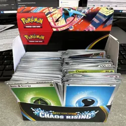 Base Bulk Pokemon Cards & Reverse Holos Clean Mint Mainly Chaos Rising! - Image 1