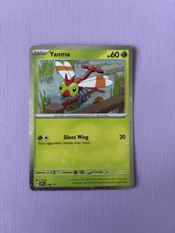 Pokemon TCG Yanma 185 SVP Black Star Promo Cosmos Holo Card - Image 1