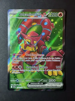 Pokemon TCG Volcanion EX Holo Ultra Rare Card 171/159 Sv09: Journey Together NM - Image 1