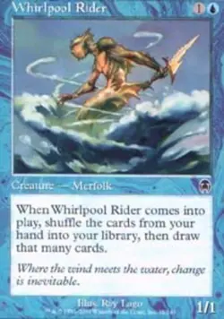MTG magic cards 1x Whirlpool Rider - Foil Apocalypse NM-Mint, English - Image 1