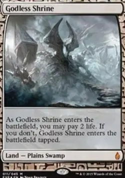 Godless Shrine -Foil Near Mint MTG Zendikar Expeditions - Image 1