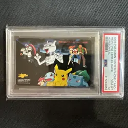 Pokemon Center Phone Card PSA 10 Mewtwo Strikes Back Japanese Movie 1998 - Image 1