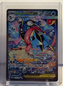 Mega Greninja EX 116/086 UR Pokemon Card Chaos Rising Chase Card - Image 1