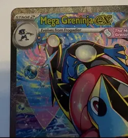 Mega Greninja EX 116/086 UR Pokemon Card Chaos Rising Chase Card - Image 5