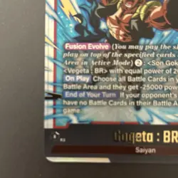 Bandai Gogeta: BR SCR FB03-121 6 Cost Dragon Ball Super Card Game - Image 5