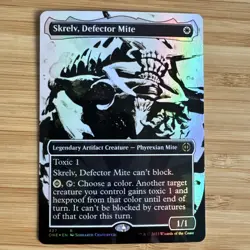 MTG / Skrelv, Defector Mite / ONE #427 STEP-AND-COMPLEAT FOIL (Showcase) Rare NM - Image 1