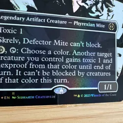 MTG / Skrelv, Defector Mite / ONE #427 STEP-AND-COMPLEAT FOIL (Showcase) Rare NM - Image 3