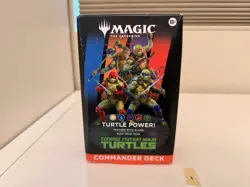 Sealed Teenage Mutant Ninja Turtles Commander Deck Turtle MTG - Image 1
