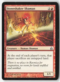 Stoneshaker Shaman 145 Uncommon Ravnica: City of Guilds Magic: The Gathering NM - Image 1