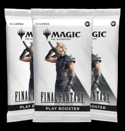 3 x Play Booster Pack ~ Final Fantasy ~ Magic MTG Sealed - Image 1