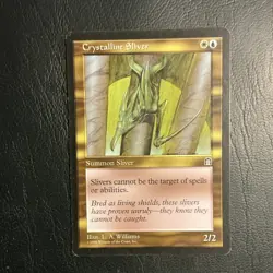 Wizards of the Coast Crystalline Sliver White Blue Creature Uncommon Stronghold… - Image 1