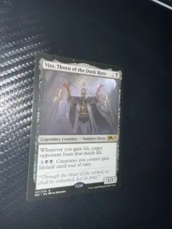 Vito Thorn of the Dusk Rose MTG M21 Core, Near Mint Condition - Image 1