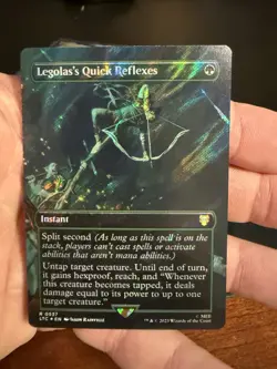 Legolas's Quick Reflexes (Borderless) (Surge Foil) Lord of the Rings 537 NM - Image 1