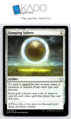 Dominaria #213 Damping Sphere - Image 1