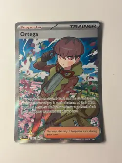 Pokemon TCG Ortega 219/197 SV03 Obsidian Flames Ultra Rare Full Art Holo Eng - Image 1