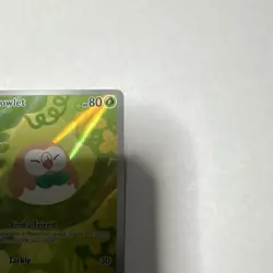 Pokemon Rowlet 090/088 Secret Rare Holo Evolutions 80 HP English - Image 2