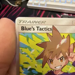 Blue's Tactics 231/236 Ultra Rare Unified Minds Pokemon Holo Near Mint - Image 4