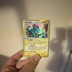 Pokemon Feraligatr Delta Species Holo Rare EX Dragon Frontiers 2/101 120 HP - Image 1