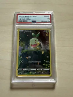 Pokemon TCG Turtwig Crown Zenith: Galarian Gallery GG31/GG70 PSA 7 - Image 1