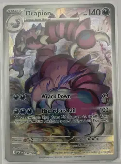 The Pokemon Company Drapion 097/088 Paldea Evolved IR Holo Stage 1 HP140 EN - Image 1