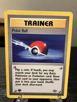 Pokemon TCG Poke Ball Jungle 64/64 Regular 1st Edition Common LP - Image 1
