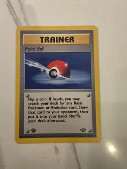 Pokemon 1st Ed. Jungle Set COMMON Poke Ball 64/64 - Near Mint (LP/NM!) - Image 1